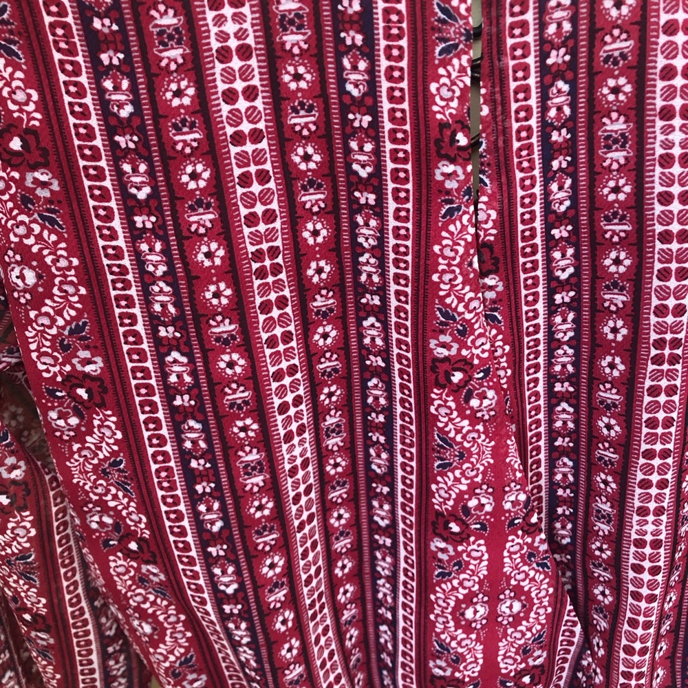 Bcbgeneration Printed Open Back Romper - image 3